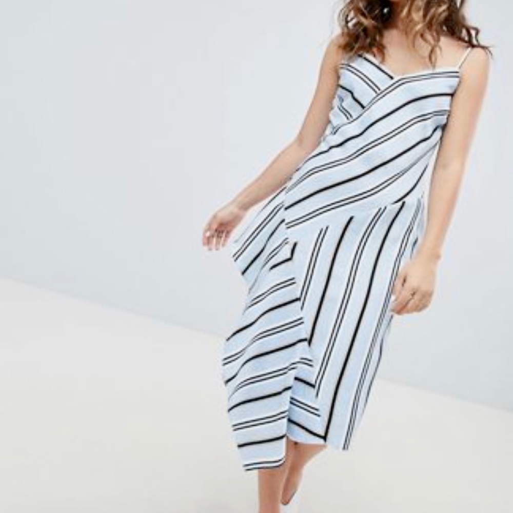 River Island multi stripe cami dress sz 8/ EUR 34